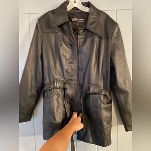 Wilson’s Black Authentic Leather Jacket Size XL
